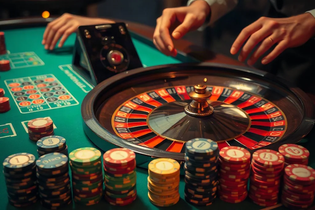 Gry stołowe na żywo: ruletka, blackjack, baccarat